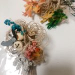 夏休み　工作　フラワーアレンジメント