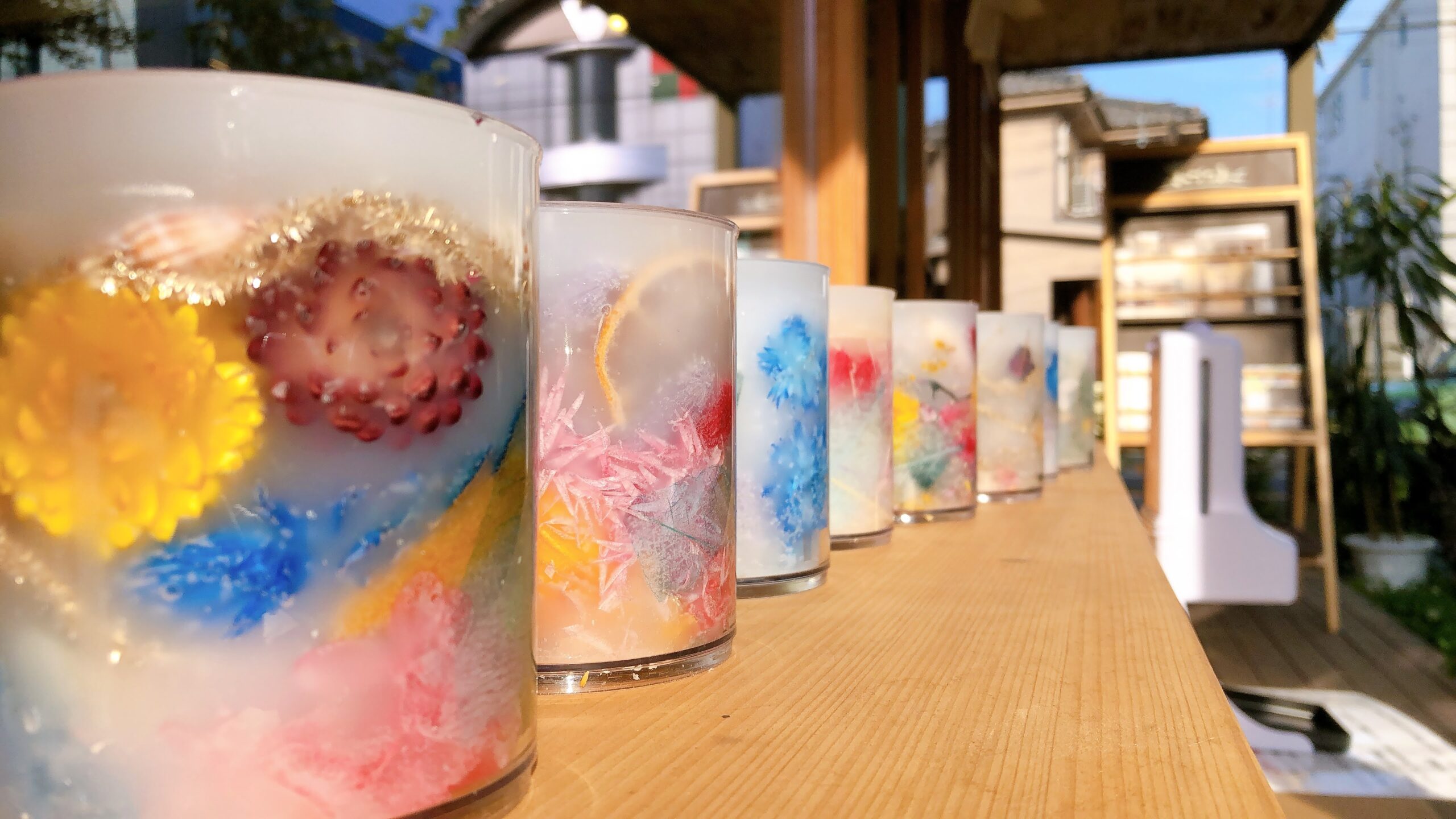 ボタニカルキャンドル作り