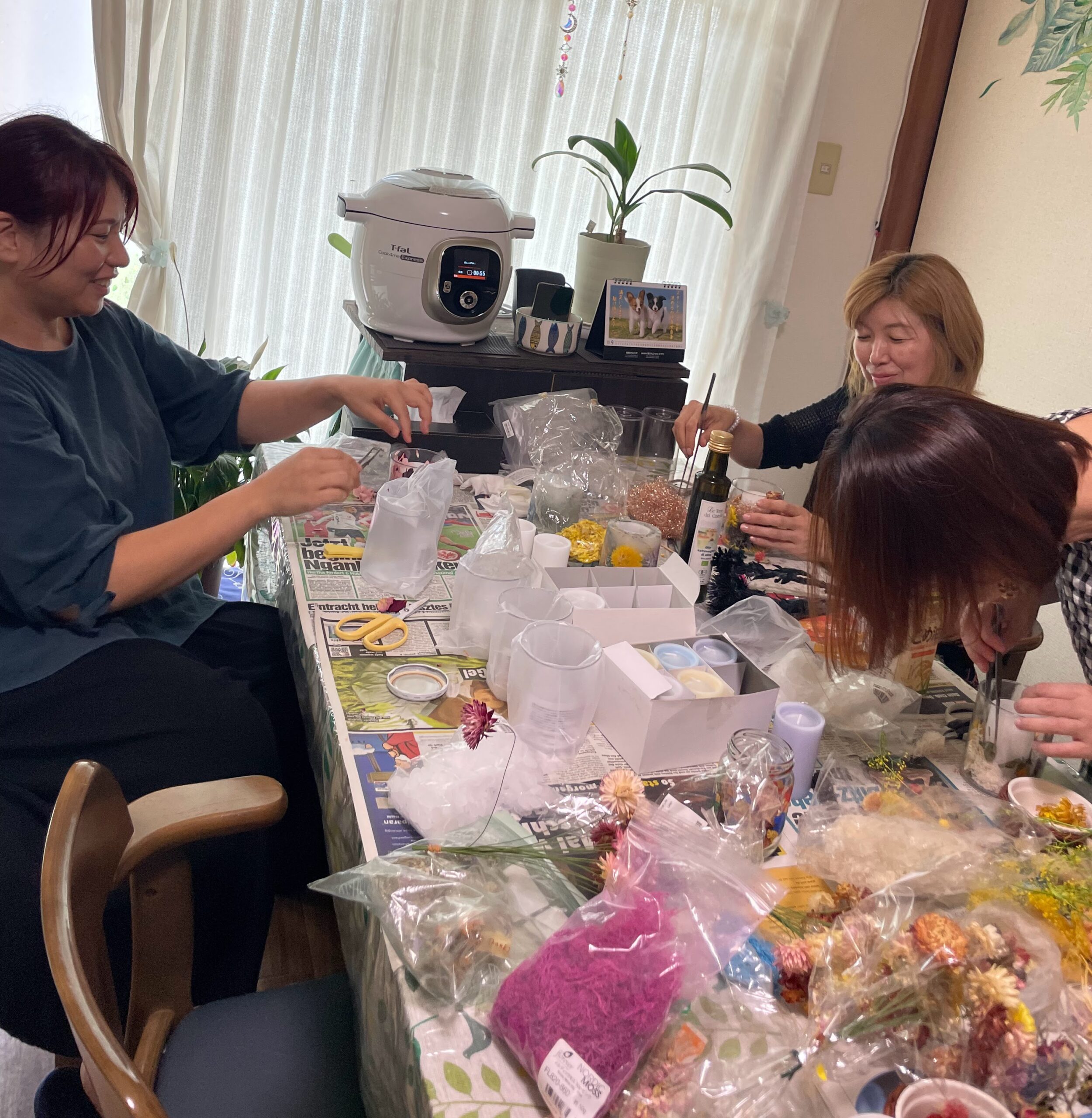 ボタニカルキャンドル　出張レッスン