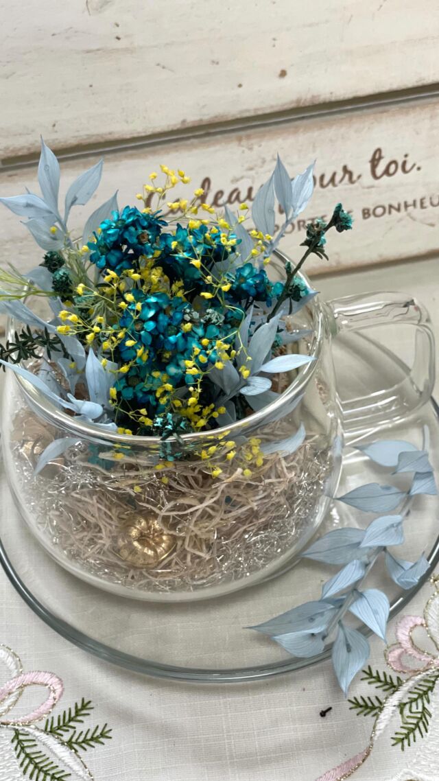 バンクシアとユーカリのスワッグ（ワイルドフラワー） | Blue